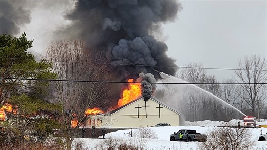 Five people have been injured in an explosion at a church in upstate New York. | Sky News Australia