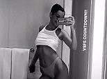 She's ready! Bella Hadid shows off figure in undies for VS show