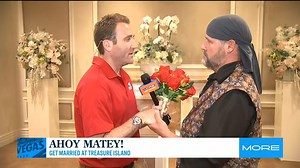 2.1K views | JUST MARRIED! ❤️❤️ Our Mike Davis ties the knot with a pirate to preview the wedding ceremonies you can book at Treasure Island Hotel & Casino. Visit treasureisland.com/weddings or call (702) 894-7700. | MORE FOX5 | Facebook