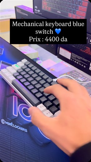 APL tech on Instagram: "Mechanical keyboard blue switch  Prix : 4400 da"