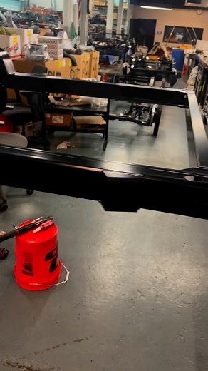 1961 Impala Roadster shop frame ready to head to Georgia! We have more in stock in both coilover and air bag versions. Fits 1961 all Chevy models Biscayne Belair Impala 2 doors door door wagons convertibles. Also have camaros, c10, g bodies, f100, tri 5’s blazers, ready to go! Text line 216-789-1647 Roadster Shop | Boris Maryanovsky