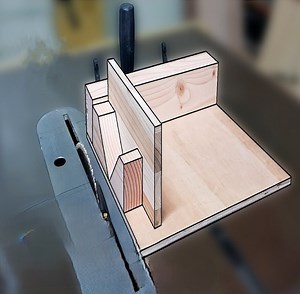 36K views · 227 reactions | Making a spline jig mounted on the miter gauge for table saw | Woodworking Tools | Facebook