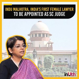 2.3K views · 41 reactions | She will be the seventh female judge of the Supreme Court since India's independence | InUth | Facebook