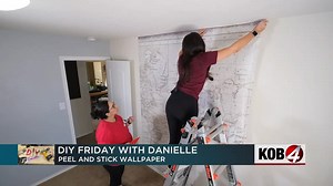 This week, Danielle Todesco has a highly requested DIY project - wallpaper! Peel and stick wallpaper means almost no mess, but it's a lot harder to reposition. | KOB 4