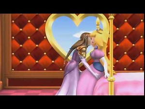 Princess Peach And Princess Zelda Lesbian kiss on the bed - Yuri Animation
