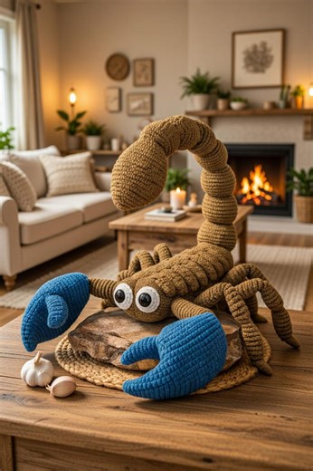 Crochet Scorpion Pattern for Advanced Makers | Poseable Wired Tail | PDF Pattern - Etsy