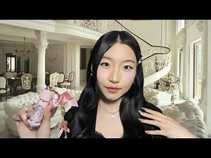 [ASMR]Rich Chinese Aunt Invites You to Sleepover ✨🌙￼Soft Spoken|Hair Brushing|Makeup Application