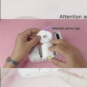 Thermal Label Printer P50 Wireless Bluetooth Portable Printer Label Maker Machine with Tape (50x30 mm, 200 pcs) Compatible with Android & iOS System, White