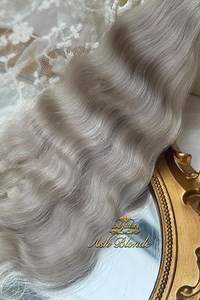 Ash Blonde Mohair Doll Hair, Fiber for OOAK, BJD, Blythe Wigs (25-30cm) - Etsy UK