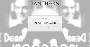 Dean Jagger Biography | Pantheon