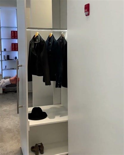 Closet Accessories | Lighted Closet Rod from Häfele #shorts #hafele #closetgoals