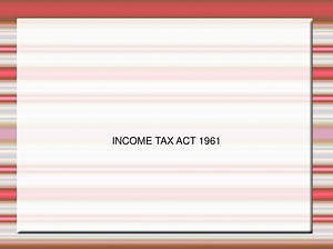 Income Tax Act 1961 in India - SlideServe