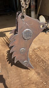 7.6K views · 261 reactions | A pretty wicked looking Double shank saw tooth Stump Ripper we finished today for Clint Wiggins mini excavator. | Hebbronville Machine Shop | Facebook