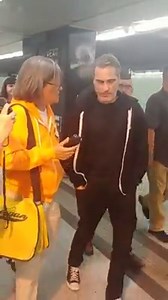 Joaquin Phoenix showed up at a TTC subway station in Toronto to promote being vegan | blogTO