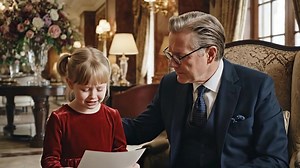 "Can you read this letter? It’s very important!" - The little girl’s final wish shattered the CEO’s Heart! Robert Harrison sat in the grand lobby of Harrison Industries, his eyes scanning the morning newspaper. At 42, he’d built an empire through determination and long hours. His tailored charcoal suit and polished shoes reflected a life of precision and control. The marble floors gleamed under crystal chandeliers. Everything in Robert’s world had its place, its purpose. He preferred order, pred
