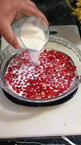9.4M views · 265K reactions | Hot Milk with Pomegranate Seeds 拏 |...