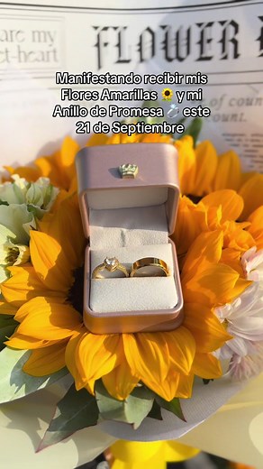 Flores Amarillas y Anillo de Promesa en Perú