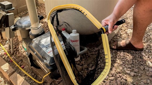 Clear pool, no sand needed ⛱️ #problemsolved | USA TODAY Money and Tech | Facebook