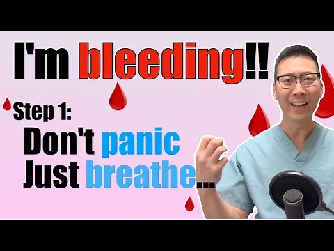 I'm BLEEDING from my anus!! What should I do? | Dr Chung explains