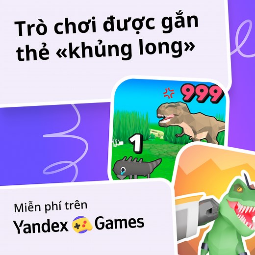 Trò chơi khủng long Trực Tuyến 🦖 Chơi Miễn Phí Trên Yandex Games