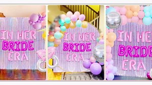 JeVenis In Her Bride Era Banner In My Bride Era Decoration Bachelorette Party Decorations Bridal Shower Decorations Bachelorette Party Favors