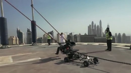 Flying man prank: Viral human catapult video is actually an advertisement