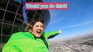 This might just be one of the most thrilling attractions in Las Vegas. Would you do it?! 🤯😰 Experience the SkyJump from start to finish: https://youtu.be/YKYyOnxqoOU | City of Las Vegas Government