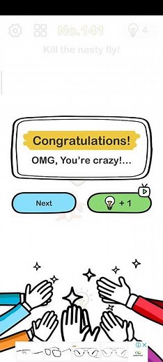 Brain out Level No 141 answer | Kill the nasty fly!