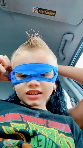4.5K views · 60 reactions | Blind Mom celebrates Ninja Turtle day with the Family. They got face masks at Walmart to wear to see the Ninja Turtles Movie 2023 奈Have you seen the movie yet? VD: Blind girl unboxing toy in the car and putting the mask on her son. #NinjaTurtle #Unboxing #NinjaTurtleMovie #BlindMom #AbilityMom #MomsOfTikTok #Movie #Toy #Trending #fyp | Ability Mom | Facebook