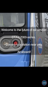 Chicago Transit Authority on Instagram: "This is the future of Chicago’s ‘L.’ We are proud to introduce you to our new, state-of-the-art #CTA7000series #railcar! It’s unlike any ride you’ll find anywhere in the country. We are starting to test it throughout our system. Learn what makes this next-gen railcar so special and how it will improve your commute, by checking here: www.transitchicago.com/7000-series/"