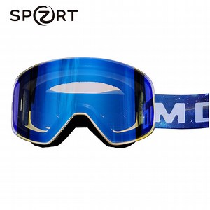 [Hot Item] Frame-Less Double Cylinder Lens 3 Layer Foam Snow Goggles for Men Women