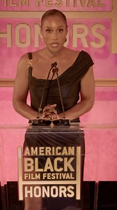 Issa Rae present Kelvin Harrison Jr with Rising Star Award Head over to our YouTube to watch their full speeches! Link in bio ▶️ 🎥: @tl.benton BTS: @ohyeezytaughtu #ABFFHonors2024 #IssaRae #KelvinHarrisonJr #RisingStar #ABFFHonors | American Black Film Festival
