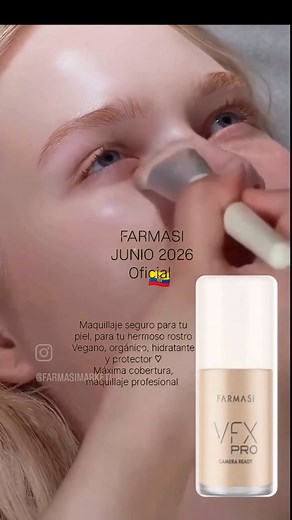 🌟 PUBLICACIÓN PARA INSTAGRAM – VFX PRO FARMASI 🌟 ✨ ¿Lista para un acabado de piel perfecta en segundos? El VFX PRO es la base profesional de Farmasi que te deja como si tuvieras filtro… ¡pero en la vida real! 😍📸 💖 ¿Por qué te va a encantar? ✨ 1. Efecto “Photo Filter” Su tecnología óptica difumina líneas finas, poros y texturas. ¡Piel suave y lista para cualquier foto! 🤳✨ ✨ 2. Alta cobertura sin verse pesada Cubre imperfecciones, manchas y rojeces, dejando un acabado natural y profesional. 