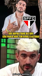 O ex-BBB Gui Napolitano: "O São Paulo não tem rival à altura" 😲🤯 #saopaulofc #saopaulo #tricolorpaulista #tricolordomorumbi #SPFC 🎥 Créditos: PODVIP | Fanáticos São Paulo FC