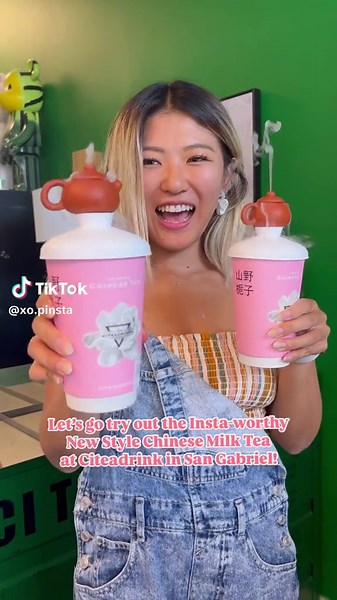 Share this with someone who love insta-worthy boba milk tea!🧋✨ @Citeadrinks｜西风 newest product : “New Style Chinese Milk Tea