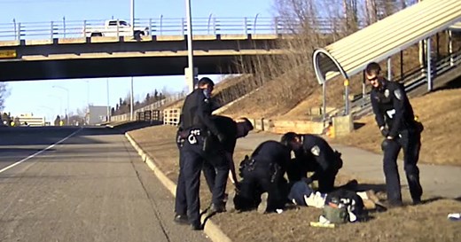 Dash camera video shows Anchorage police officers fatally shooting man