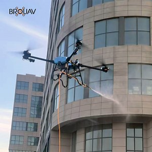 [Hot Item] Cleaning Drone Washing Cleaning Drone Sites Aerial Cleaning Drone for Roof with Fpv Camera
