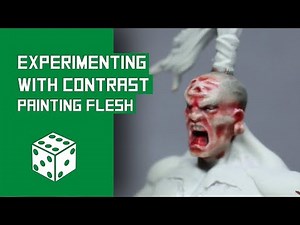 Experimenting With Contrast Paints - Painting Flesh