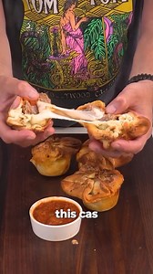 Meat, cheese and dough. A classic trifecta that will satisfy any cupcake tray. #DeliciousFood #MeatballsCupcake #EasyRecipe | Josh Elkin