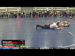 12U Girls 80 Sophia Torrez Team Takedown Vs Taylor Sanchez Champions Wrestling Club