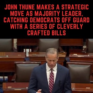 John Thune makes a strategic move as majority leader, catching Democrats off guard with a series of cleverly crafted bills. | DC Swamp