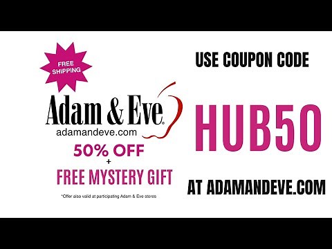Adam and Eve Coupon Code | Use Code HUB50 for 50% off + Free Shipping and More
