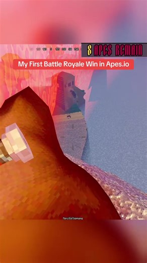 My first Battle Royale won in Apes.io #gaming #freegamestoplay #battleroyale #onlinegames | AddictingGames