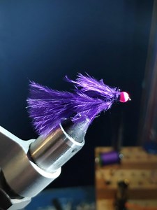 Purple Wooly Bugger Hand-tied Weighted Streamer Fly Sizes #4 #6 #8 - Etsy UK
