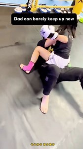 2.2M views · 38 reactions | Why did the MMA dad always have the upper hand? Because he knew how to "grapple" with dad jokes while teaching his daughter mixed martial arts! | Warrior Of The Rainbow | Facebook