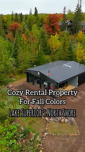 Have you ever stayed in a shipping container?! @hamshauslutsen is a spacious, and modern home made from shipping containers, but you’d never know it! With giant windows overlooking Lake Superior, a cozy gas fire place, a spacious kitchen and so many beautiful modern touches, it’s the perfect place to stay for a cozy trip up north.Ham’s Haus is nestled amongst the pines in between Lutsen Mountains and downtown Grand Marais, making it a wonderful spot to go out and explore, or stay in and read by 