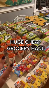 Huge & Cheap ($144!) Grocery Haul from Sharp Shopper! | Jamerrill Stewart, Large Family Table
