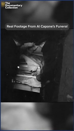 Rare Footage Of Al Capone's Funeral