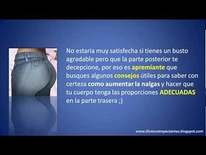 →Como Levantar Los Gluteos y Tener Pompas de Lujo ;)