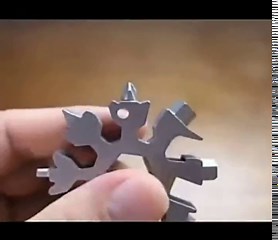 Snowflake Multitool, 3PCS18-in-1 Stainless Steel Snowflake Standard Multitool, Snowflake Wrench with Key Ring, Card Keychain Bottle Opener